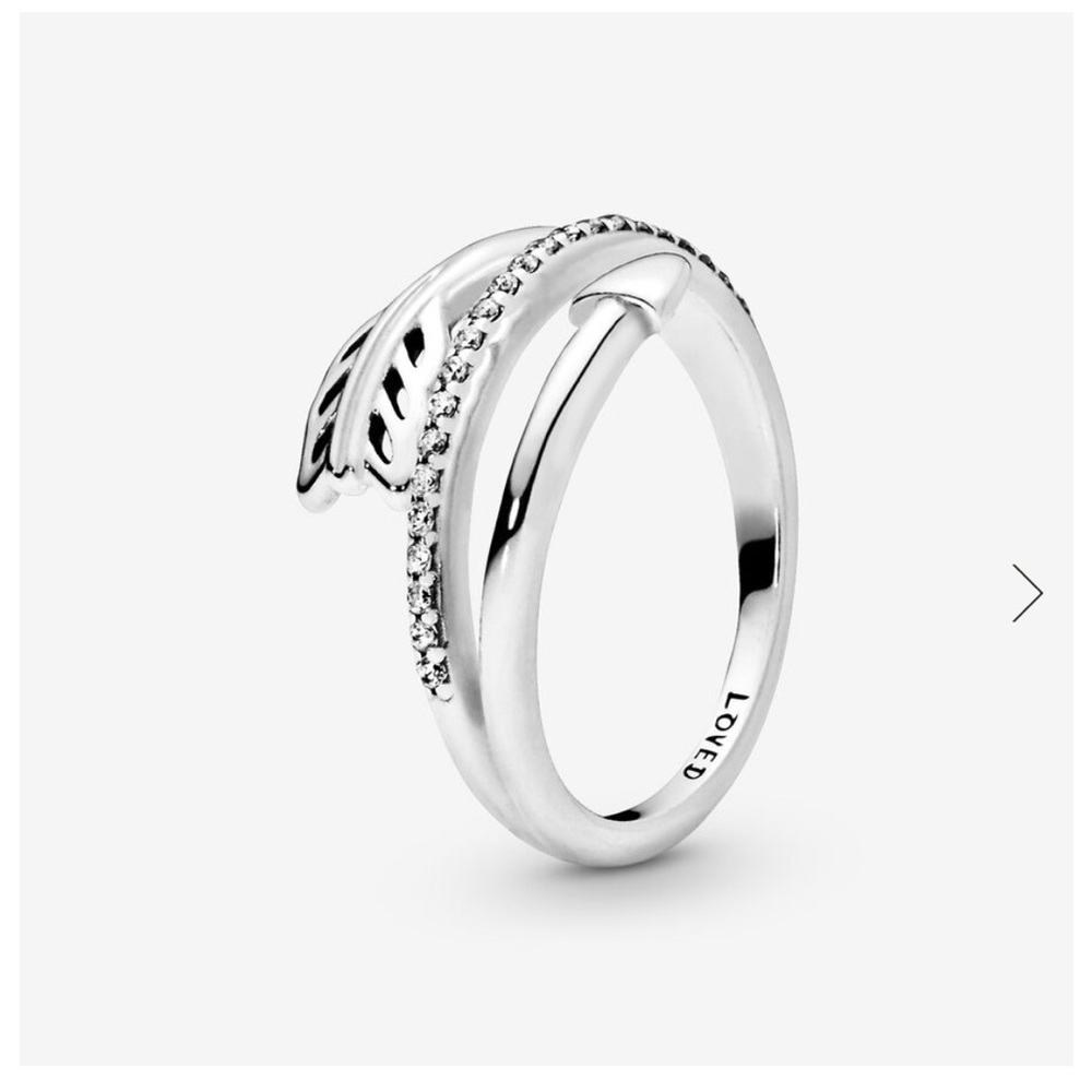 Pandora wrap around arrow ring